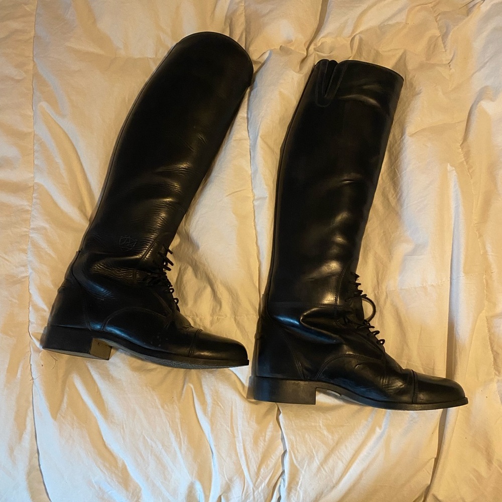 Ariat Black leather Riding Boots size 7 1/2
